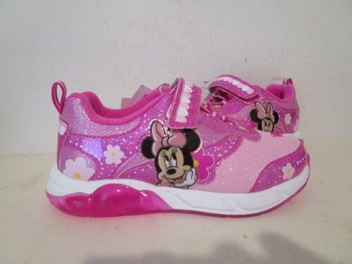 Disney Junior Minnie Mouse Toddler Girls Light-Up Fashion Sneakers Pink Size 12 - Picture 2 of 5