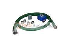 PVC Green Standard Suction Hose  2" x 20'  Fits Honda  100 FT Blue Discharge