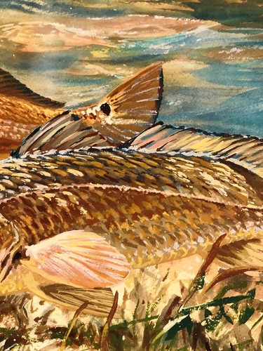 Chance Yarbrough Ransom Island Reds GiClee mezzo foglio acqua salata come nuovo - senza cornice - Foto 5 di 8