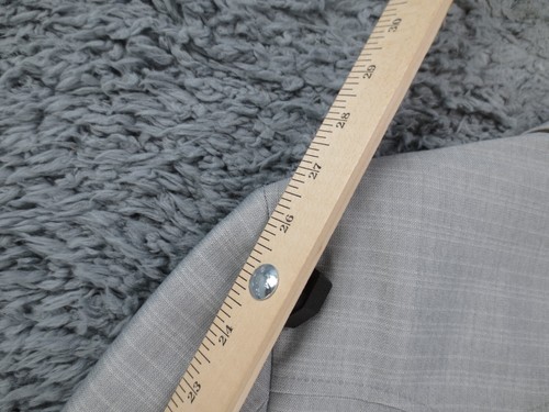 Vintage Circle S Jacket Mens 44L Gray Check Polyester Ranch Western Blazer USA - 第 14/19 張圖片