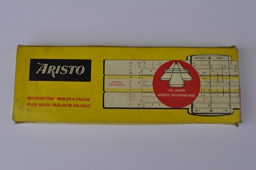 Extremely Rare Vintage ARISTO Nr. 869 Studiolog Slide Rule with case