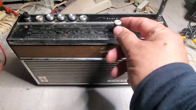 Vintage Herz Konig Lumophon MW/FM Transistor Radio Made in Germany