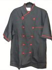 Men Women Chef Jacket Coat Medium Hotel Kitchen Restaurant Cooking Uniforms Top