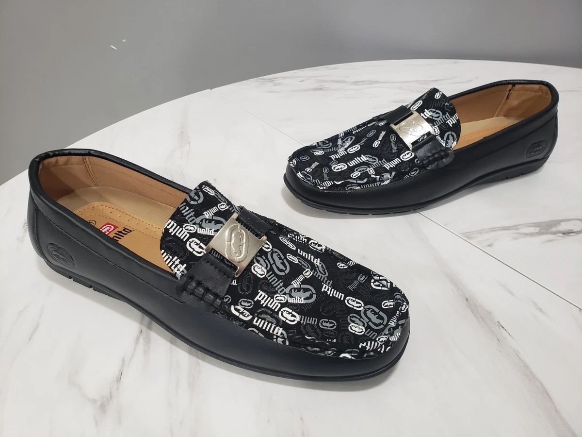 Ecko Unlimited Men\'s Black Leather Loafers Ecko Unltd. M Casual Shoes for Men for sale | eBay main image 4