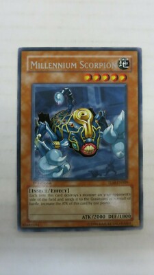MILLENNIUM SCORPION 1ST EDITION TLM-EN009 THE LOST YUGIOH RARE NM