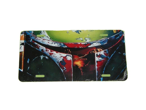 Boba Fett Star Wars Novelty License Plate Aluminum Car Tag USA Made