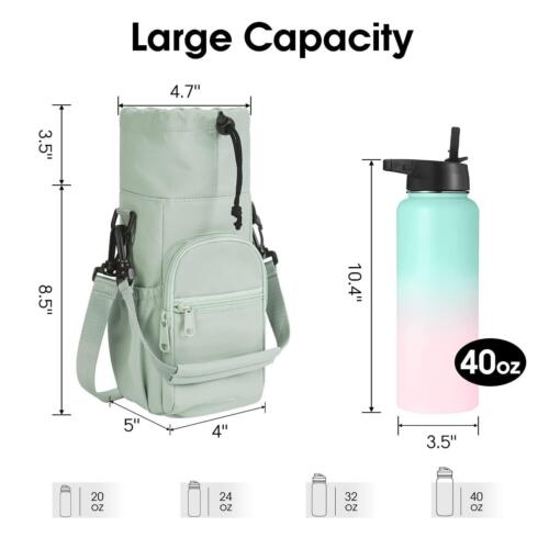 Water Cup Cover Water Bottle Shoulder Water Cup Bag Crossbody Kettle Cover - Picture 8 of 27
