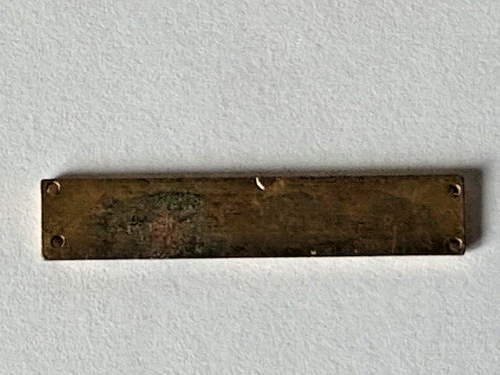 MEDAL INSIGNIA WW2 BRITISH NORTH AFRIC 1942-43 BAR / CLASP - Picture 3 of 4