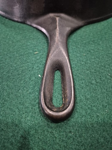 Unmarkiert Nr. 10 B Wagner Gusseisen Pfanne 11 3/4" USA Vintage leichtes Wackeln - Bild 10 von 12