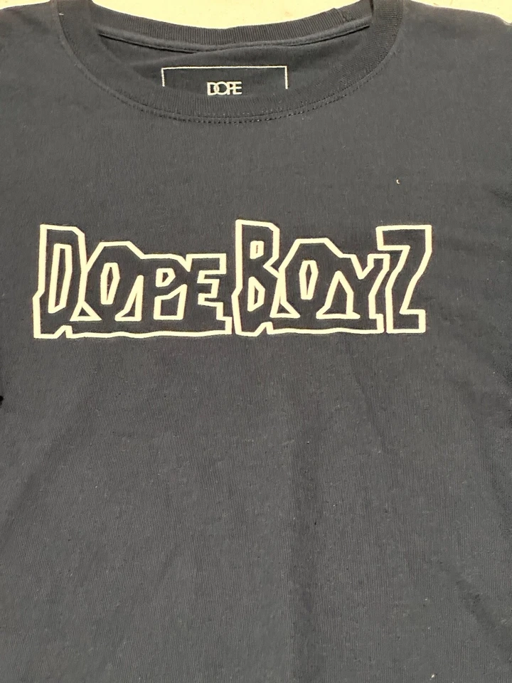 DOPE Men Boyz T-Shirt XL Black or Blue - Image 4 of 4