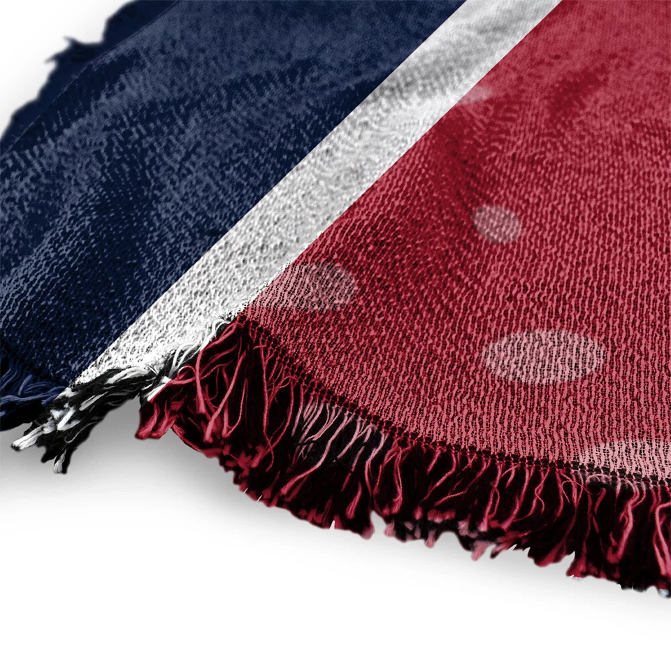 Manta Liberty University, 50"x60" Logo Lunares Tejido Mezcla Algodón Manta Foto 3 de 4