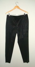 SZ 10 ST JOHN EVENING "Emma fit" metallic pant DIAMOND PATTERN ANKLE