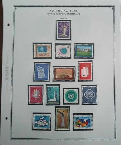 U.N - OFFICES IN GENEVA, N.YORK, VIENNA, LOT OF STAMPS & S. SHEETS - MNH #2025