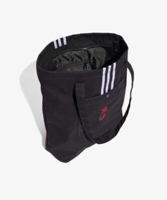 ★即発送 adidas korn トートバッグ 黒系 ワンサイズ adidas KORN TOTE BAG BLACK （アディダス コーン トート バッグ