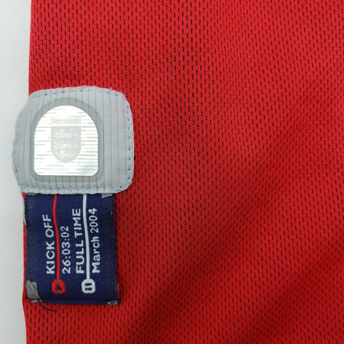 VTG 2004 Umbro England Three Lions Red Reversible Training
