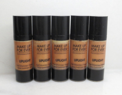 MAKE UP FOR EVER UPLIGHT FACE LUMINIZER GEL 33 0.55 OZ NWOB LOT OF 5 *DETAILS*