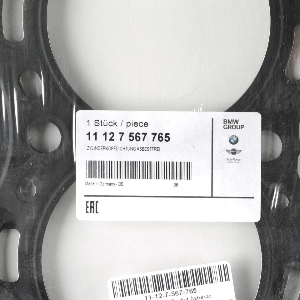 Junta de culata genuina BMW sin asbesto 11-12-7-567-765 Foto 3 de 3