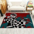 Demon Slayer Anime Decoration Carpet, Manga Rug, Anime Poster, Christmas Gift