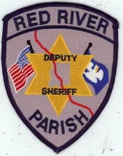 LOUISIANA RED RIVER PARISH SHERIFF NICE SHOULDER PATCH POLICE