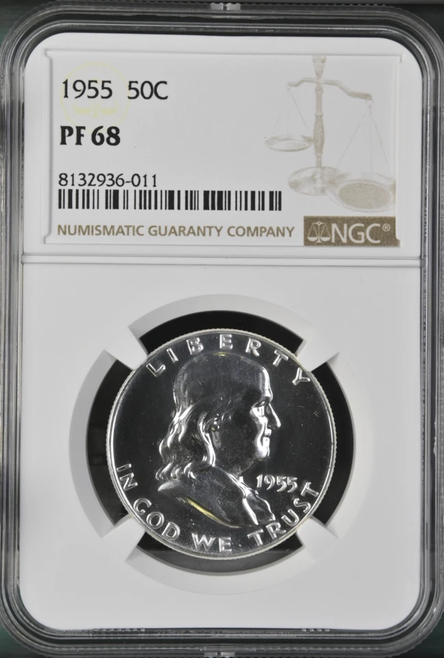 1955 5-Coin Proof set PF68 NGC - Image 2 of 4