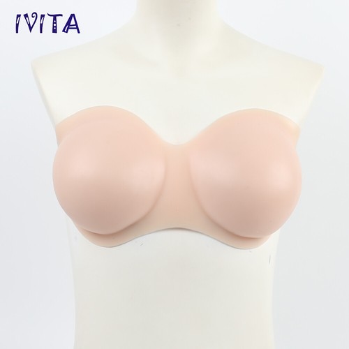 IVITA D Tasse Simulation Silikon Brustformen gefälschte Boobs Brüste Bandeau Stil - Bild 10 von 12