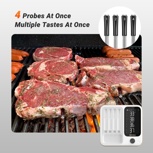 INKBIRD Smarte Fleischthermometer INT-14-BW Bluetooth Wifi Sonde Küche BBQ Grill - Bild 5 von 14