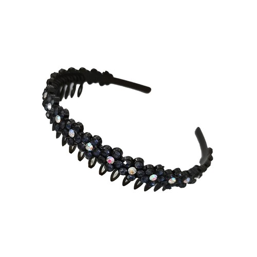 Crystal Hairband for Women Girls Headband Fashion With Teeth Non-Slip Headwear = - Picture 9 of 20