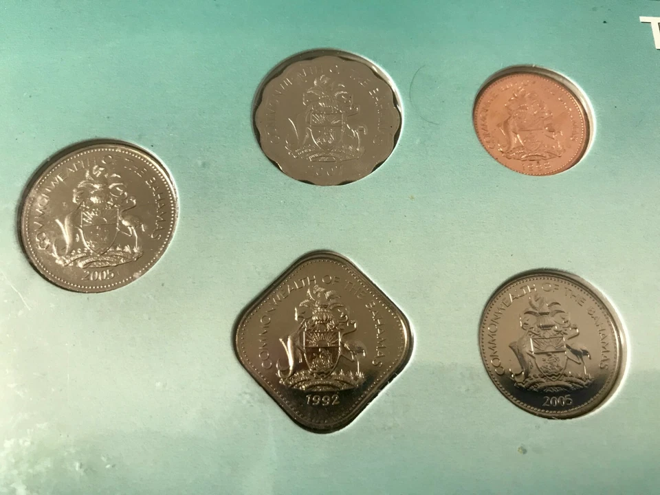 BAHAMAS : 5 COIN CENTS (1992-2007) BU SET IN ORIGINAL PACK AND HISTORY. - Image 4 of 4