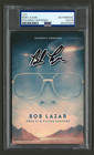 Bob Lazar Signed Cut Display (PSA) Area 51 UFO Alien Investigator Photo Card