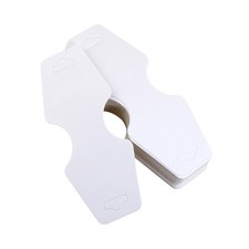 100pc Blank Kraft Paper Necklace Display Card Bracelet Jewelry Hanging Holder