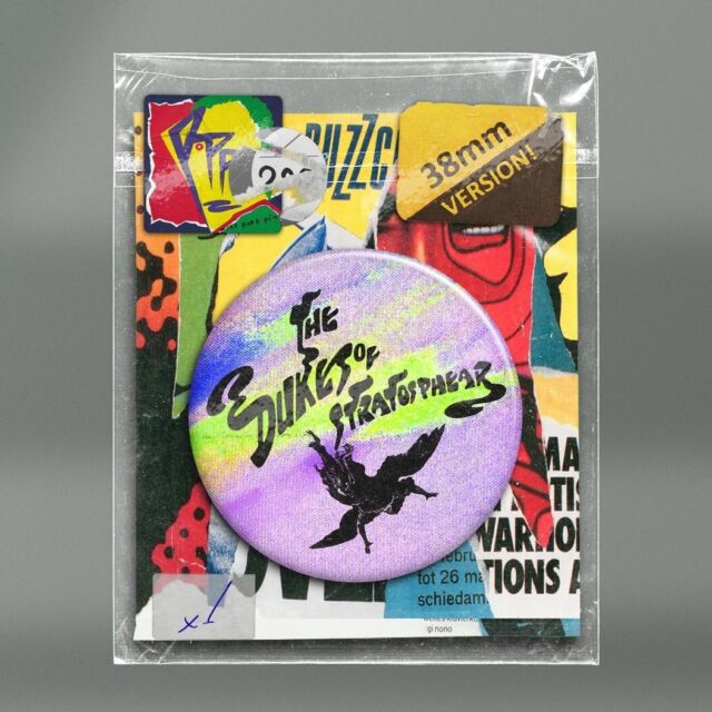 THE DUKES OF STRATOSPHEAR - XTC (OC) Andy Partridge 38mm Badge Button Pin x1 THE DUKES OF STRATOSPHEAR - XTC (OC) Andy Partridge 38mm Badge Button Pin x1