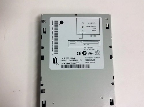 IOMEGA 100MB Zip Drive Internal Z100ATAPI IDE W/ User Guide | eBay