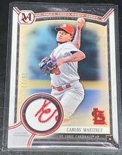 2018 Topps Museum Collection Carlos Martinez Patch 09/10 Cardinals