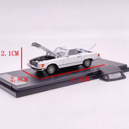 1:64 Mercedes-Benz 450 SL Roadster americano/europeo 1973 Diecast Toys Car GFCC - Imagen 10 de 22