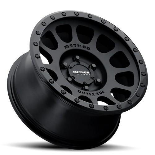 17 METHOD MR305 DOUBLE BLACK WHEELS RIMS SET 17X8.5 FITS TRD MR305785601000 - Picture 2 of 7