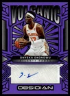 2024-25 Panini Obsidian Volcanic Signatures Electric Etch Purple Flood Onyeka