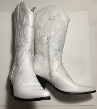 Therapy Princess Polly Clayton Cowboy Boots White Women’s Size 6 See Description