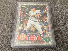 2023 Topps Holiday - Metallic - Matt Mervis #H48 Rookie (RC) - Cubs / Nationals