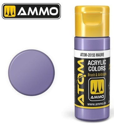 Atom Mauve Acrylic Paint 20ml Bottle