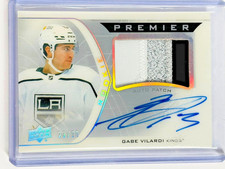 2020-21 UD Premier Rookie Horizontal Autographs Patch #AHRGV Gabe Vilardi /99