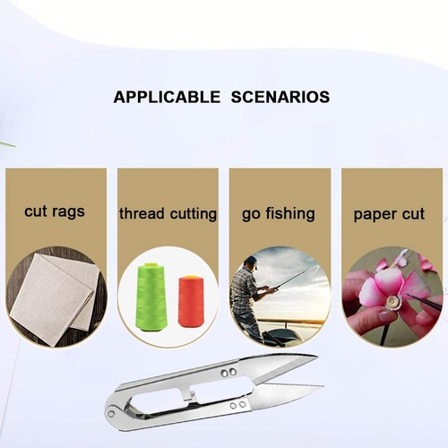 3Pack Sewing Scissors Small Thread Snips Yarn Cutter Scissors for Knitting - Picture 3 of 7