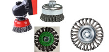 Carbon Stainless Wire Cup Brush Twist Knot Wheel 5/8-11 Grinder Rust Paint