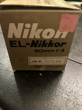 Nikon EL-Nikkor 50mm f/4 Enlarger Lens