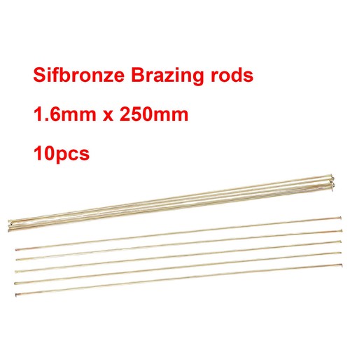 10PZ Soluzione Brasatura Ottone Saldatura Flusso Cored Aste Bassa Temperatura As - Foto 4 di 12