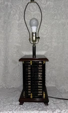Vintage Excelsior Chinese Abacus Table Lamp