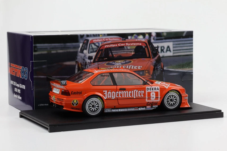 1:18 BMW 325i Coupe E36 DTM Jägermeister #9 DTM 1993 Hahne Werk83 - Bild 4 von 4