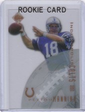 PEYTON MANNING ROOKIE CARD 1998 Collectors Edge Clear Colt RARE INSERT $$ NFL RC. rookie card picture