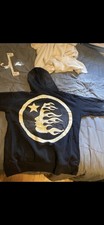 Hellstar Black Graphic Print Tracksuit Set Hoodie Sweatpants Logo Men