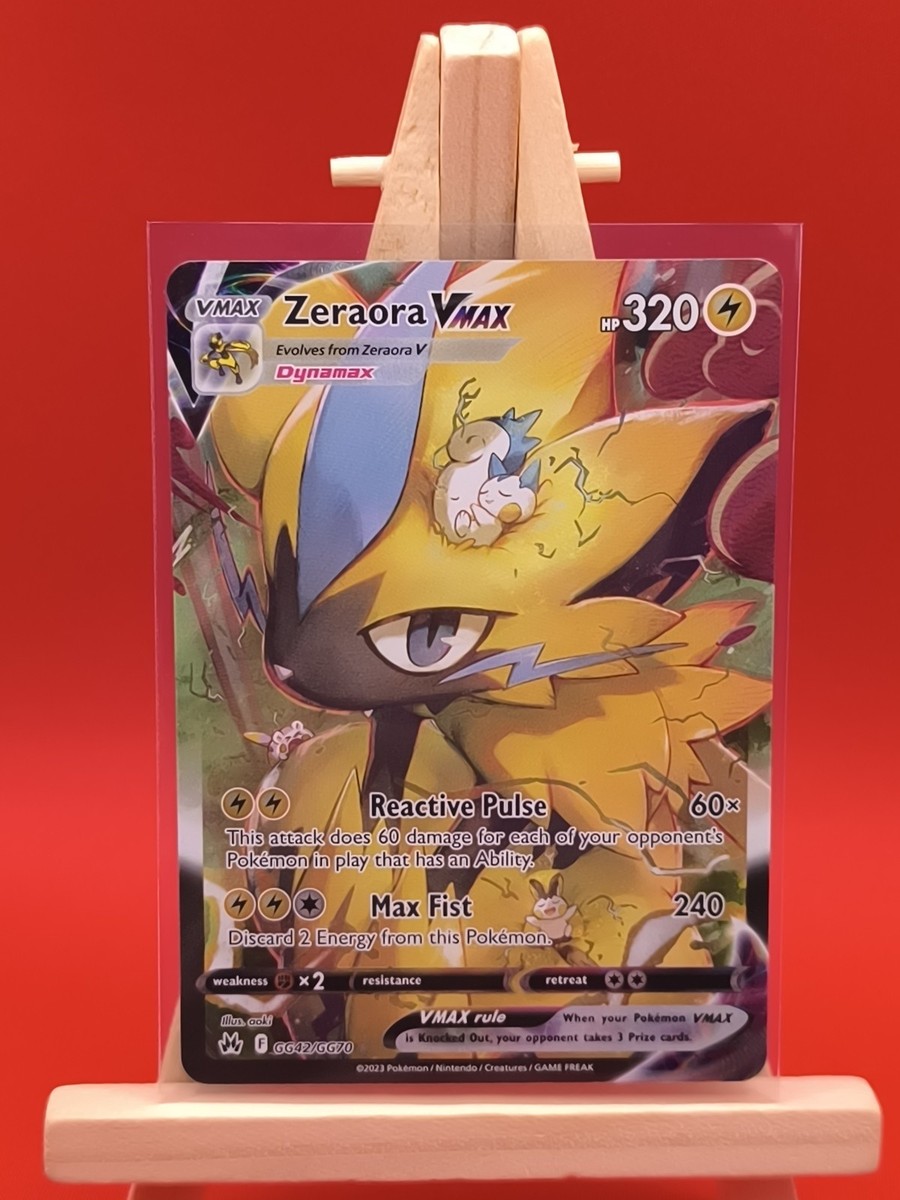 ポケモン 2023 Pokemon Crown Zenith GG42/GG70 Zeraora Vmax PSA 10