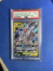 Mewtwo & Mew GX Black Star Promo #SM191 Power Partnership Tins PSA 9